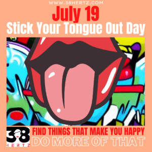 stick your tongue out day