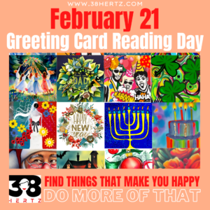greeting card reading day