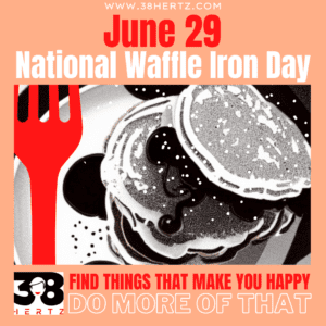 national waffle iron day