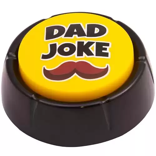 Ultimate Gift for Father's. Dad Joke Button with 50+ Funny Dad Jokes | Novelty Talking Button Present