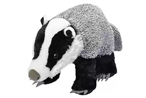 Wild Republic Badger Plush, Stuffed Animal, Plush Toy, Gifts for Kids, Cuddlekins 12 Inches