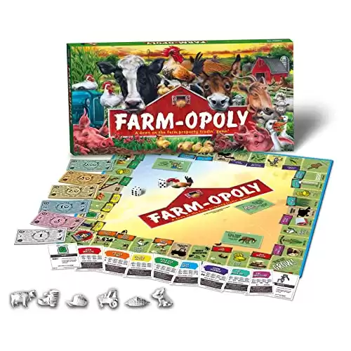 Late for the Sky Farm-Opoly 15.38 x 10.63 x 2.06 inches