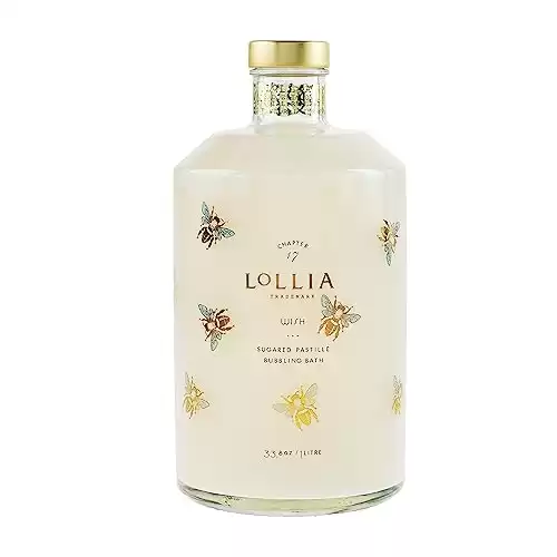 Lollia Bubble Bath, 25 fl. oz. – Soothing & Moisture-Rich Bubble Bath, Hydrating Ingredients, Enchanting Floral Bubble Bath for Women