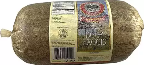 Caledonian Kitchen 4 Pound Premium Presentation Beef Haggis, Ships Frozen