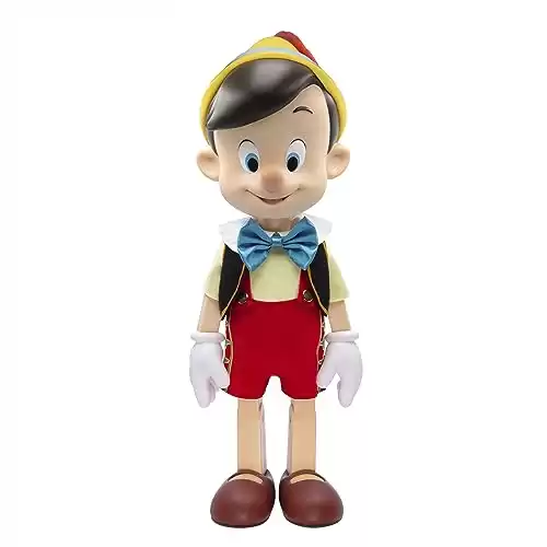 Super7 Supersize Disney Pinocchio - 16" Disney Action Figure with Fabric Clothing Classic Disney Collectibles and Retro Toys