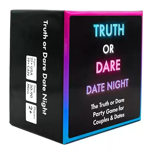 Truth Or Dare Date Night: The Party Game for Fun Couples and Dates - 210+ Cards to Deepen Connections and Reignite Relationships