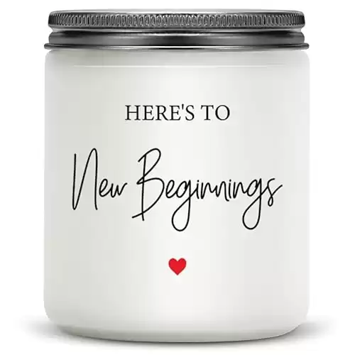 New Beginnings Gifts for Women Going Away Gifts for Coworkers Women Leaving Farewell Gifts for Coworkers Moving Away Gifts for Friends Divorce Gifts Housewarming Gifts Scented Candles Lavender