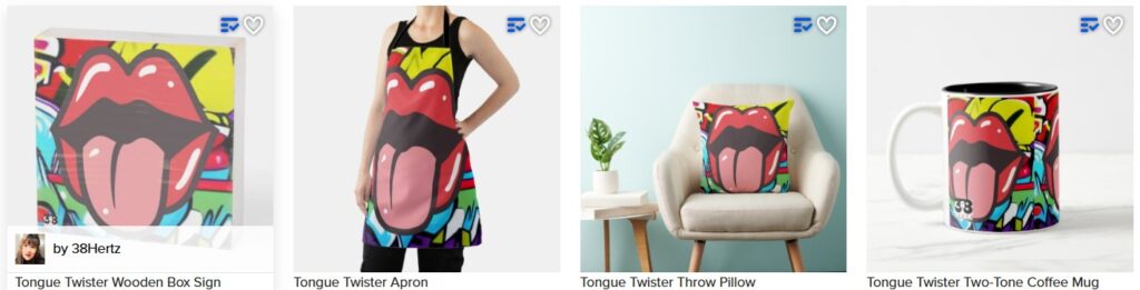 tongue novelty items
